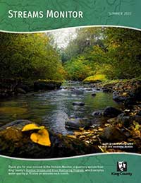 front cover of Streams Monitor newsletter 