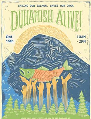 Fall Duwamish Alive event poster